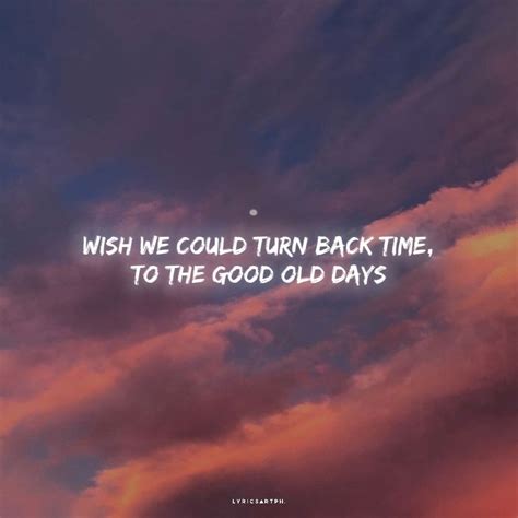 wish we could turn back time lyrics